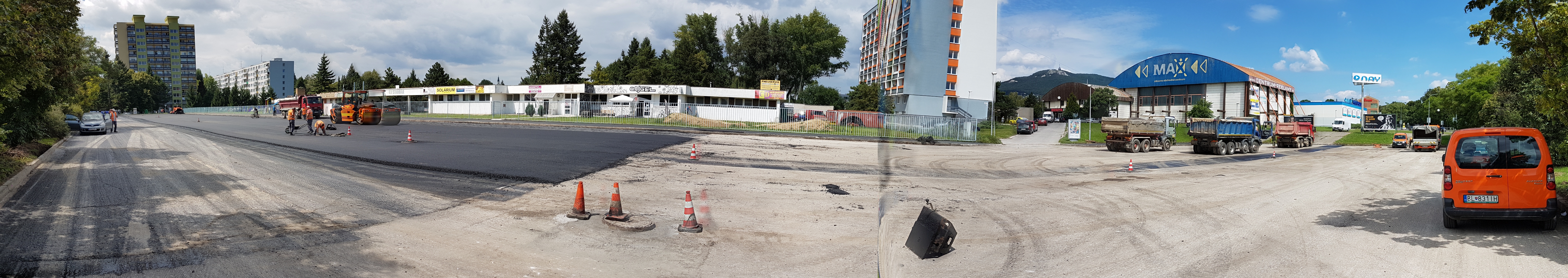 Parkovisko Chrenová - atletický štadión - rekonštrukcia