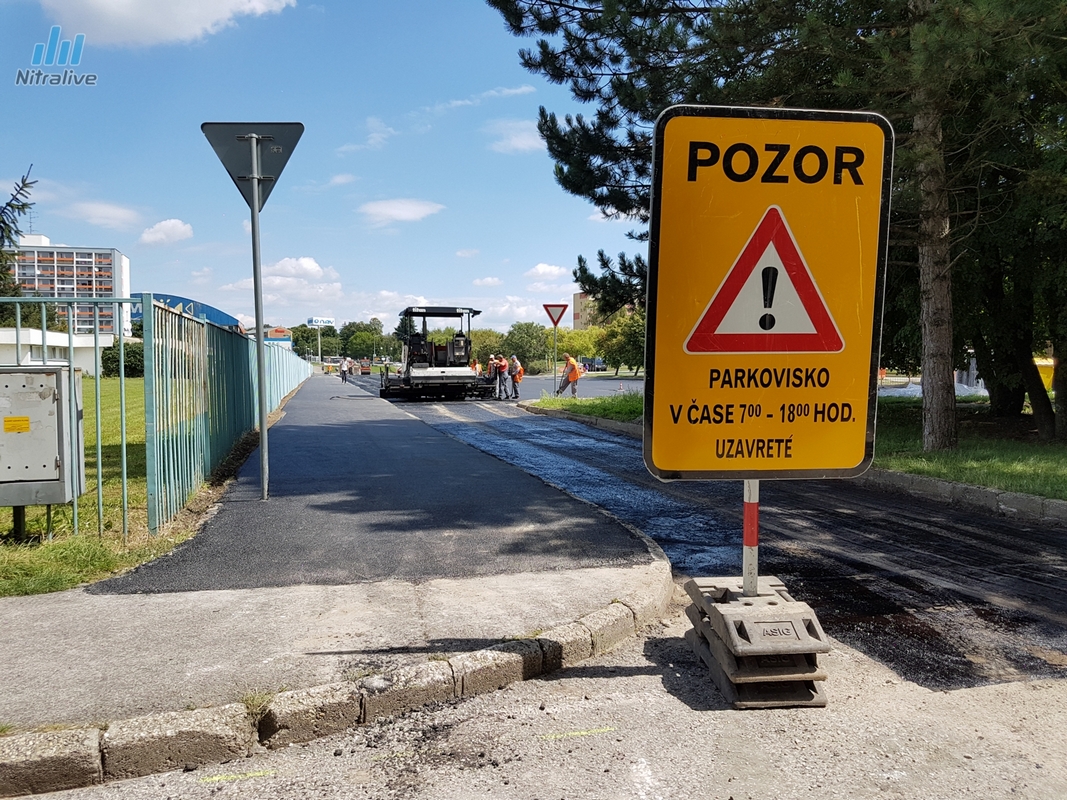 Parkovisko Chrenová - atletický štadión - rekonštrukcia