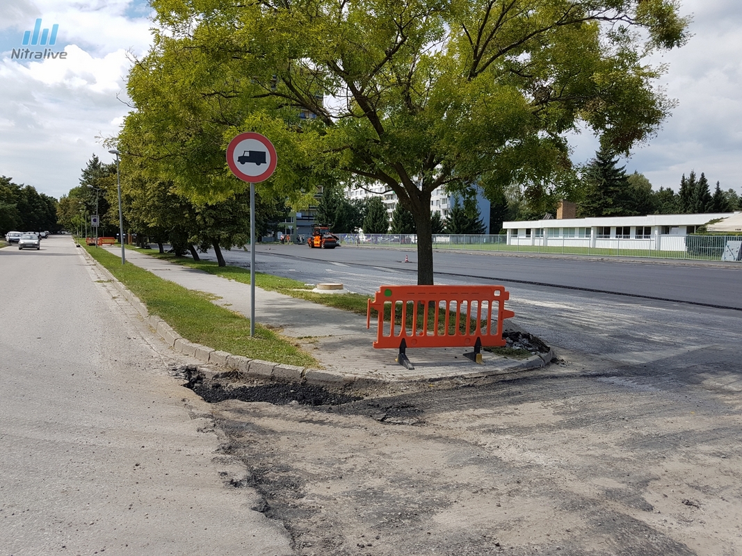 Parkovisko Chrenová - atletický štadión - rekonštrukcia