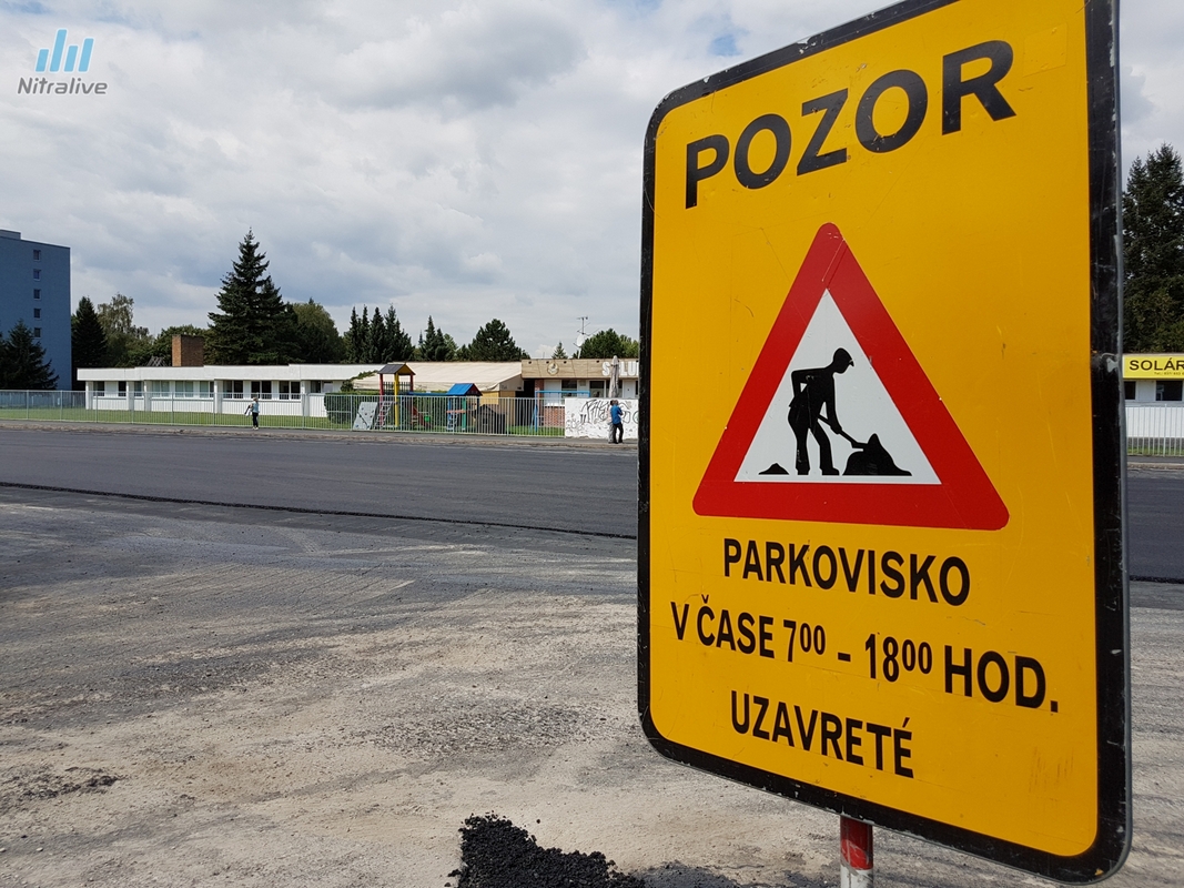 Parkovisko Chrenová - atletický štadión - rekonštrukcia