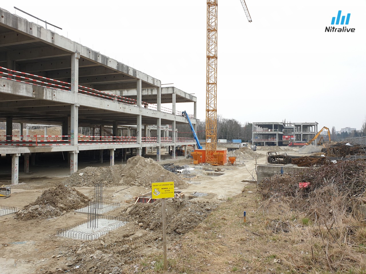 Promenada Living Park Nitra, výstavba