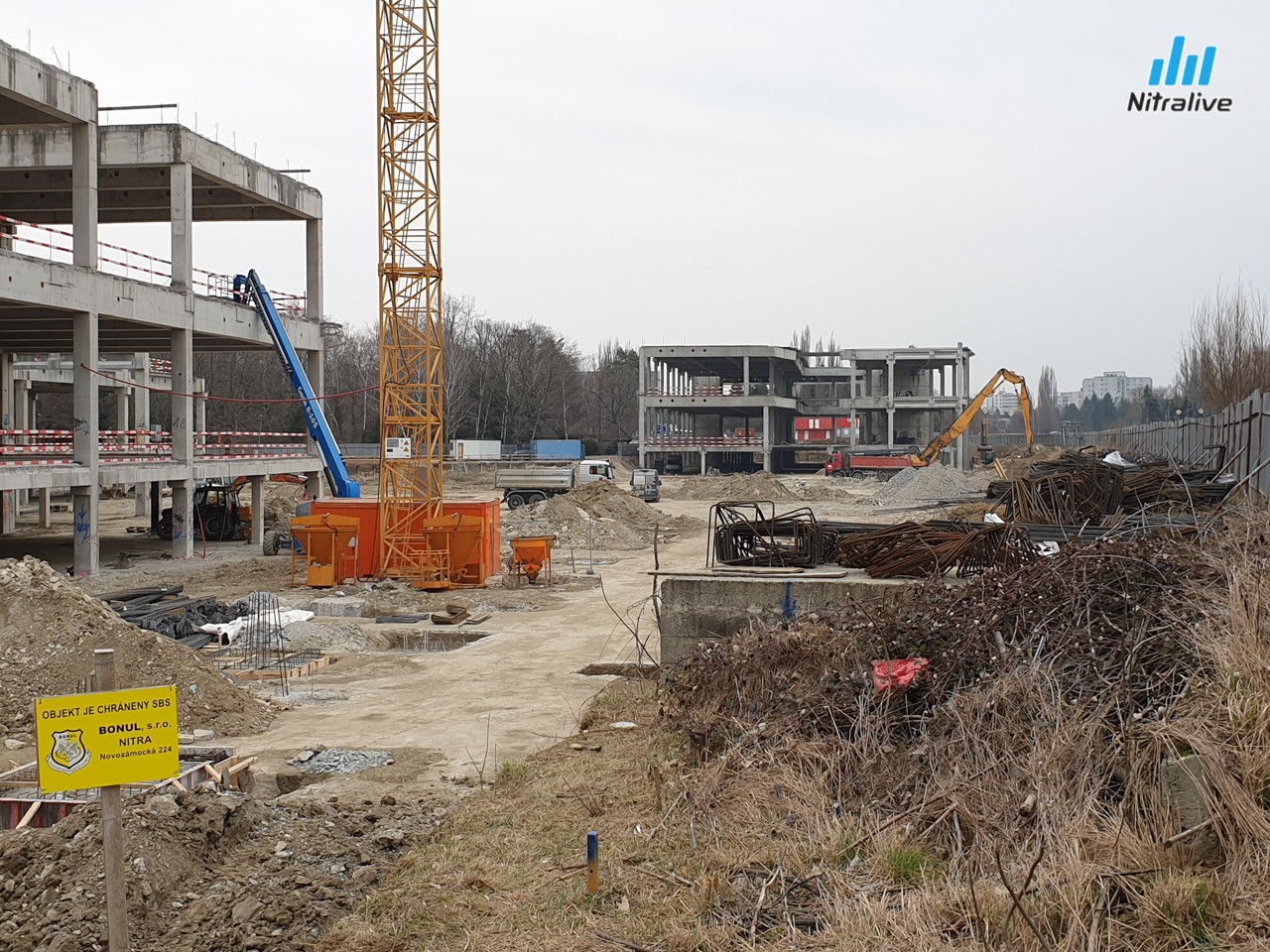 Promenada Living Park Nitra, výstavba