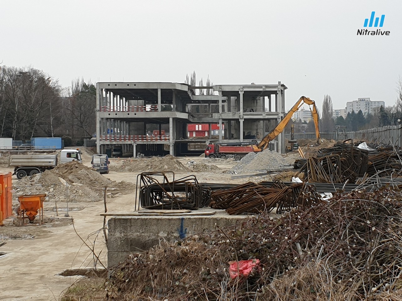 Promenada Living Park Nitra, výstavba