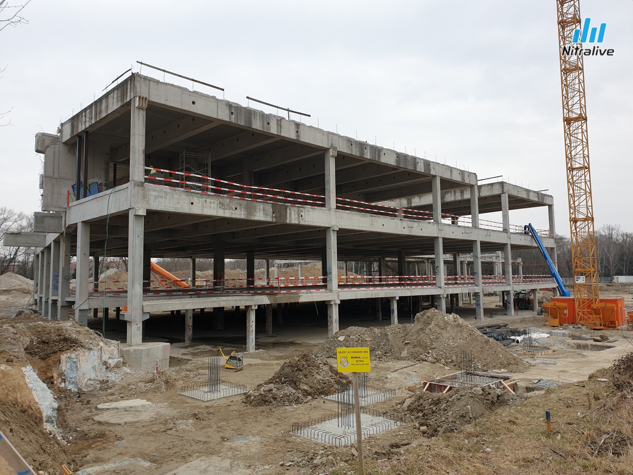 Promenada Living Park Nitra, výstavba