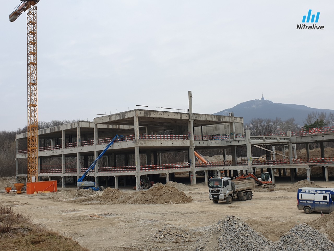 Promenada Living Park Nitra, výstavba