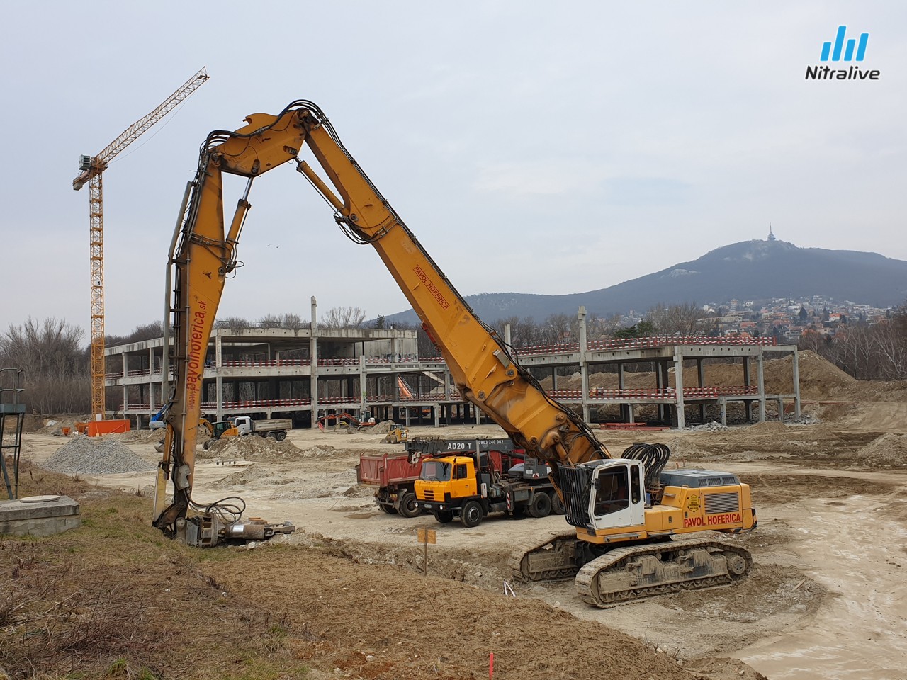 Promenada Living Park Nitra, výstavba