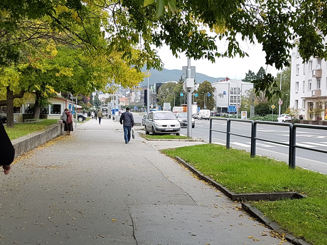 Cyklotrasa AS Nitra - ČSA - mapa