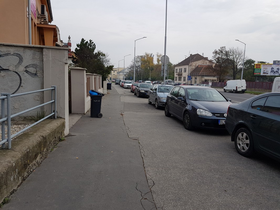 Cyklotrasa AS Nitra - ČSA - mapa