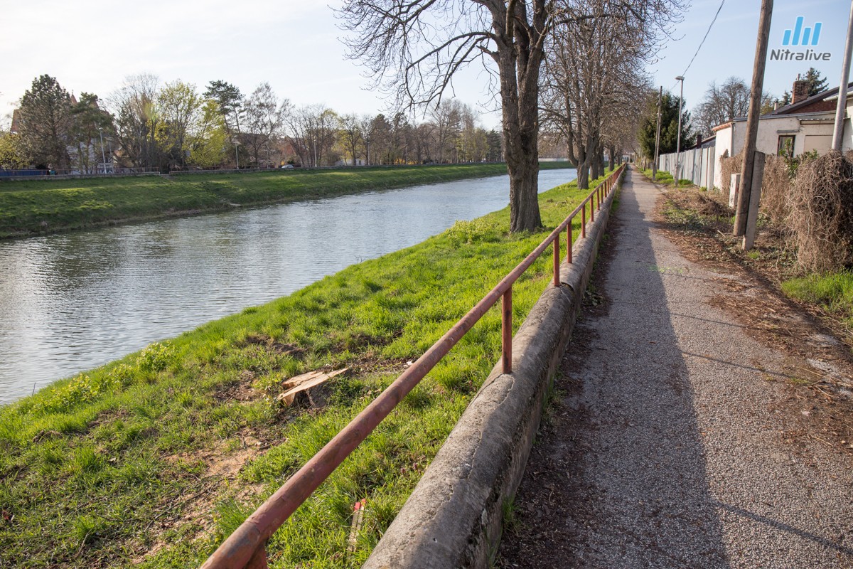 Cyklolávka Wilsonovo nábrežie - Nábrežie mládeže Nitra