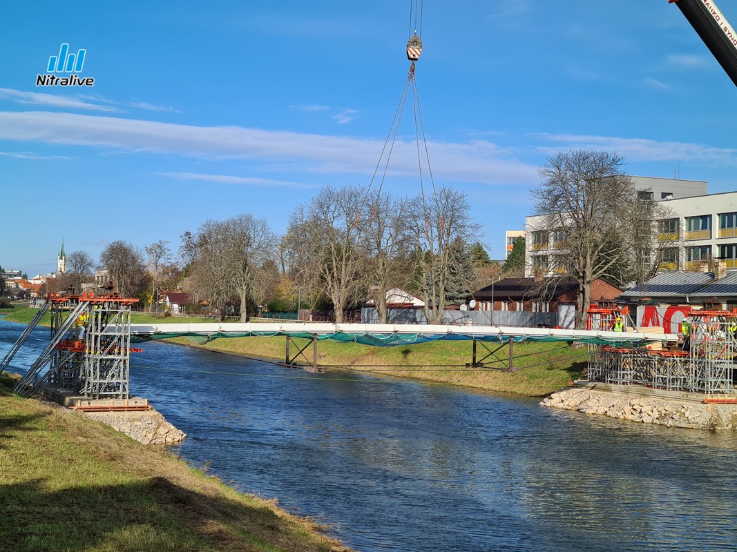 Výstavba cyklolávky v Nitre, 20. november 2020