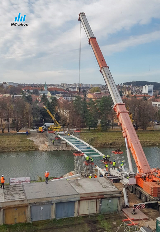 Výstavba cyklolávky v Nitre, 20. november 2020