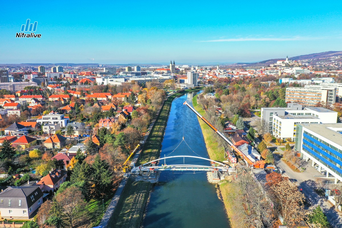 Výstavba cyklolávky v Nitre, 21. november 2020