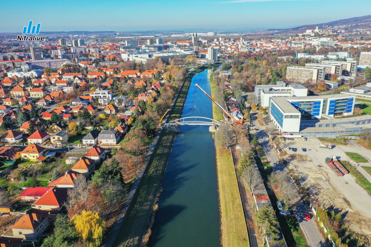 Výstavba cyklolávky v Nitre, 21. november 2020