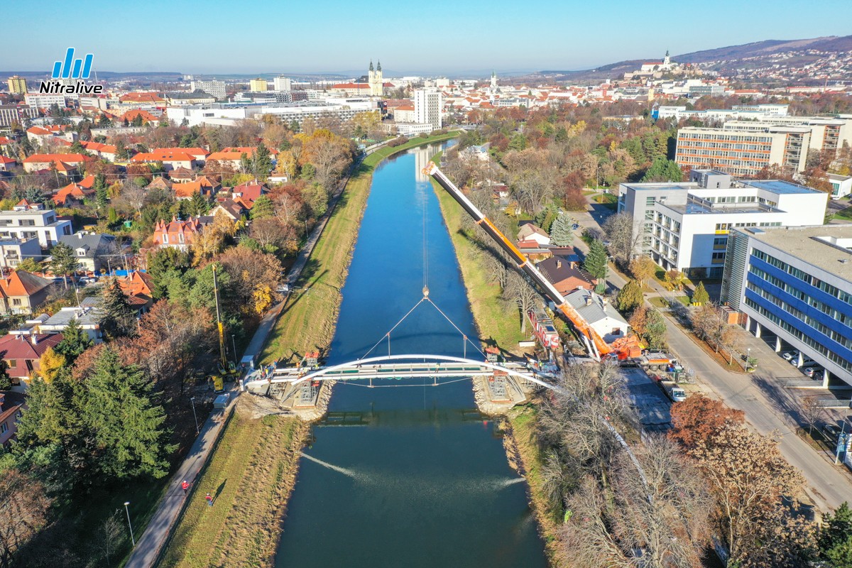 Výstavba cyklolávky v Nitre, 21. november 2020