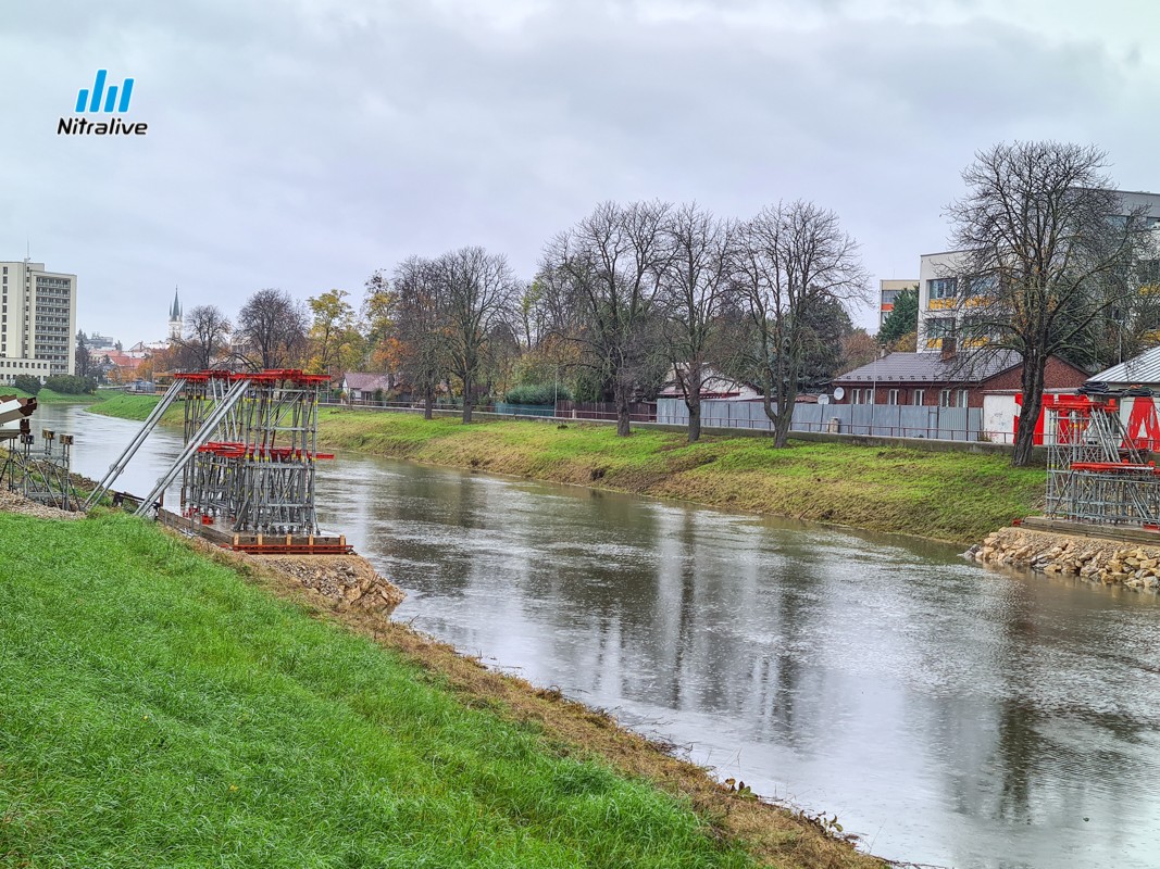 Výstavba cyklolávky v Nitre, 4. november 2020