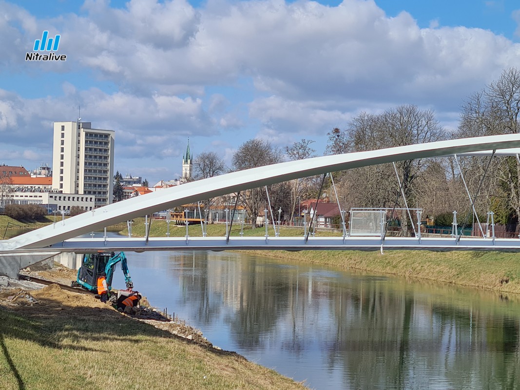 Výstavba cyklolávky v Nitre, 21. november 2020