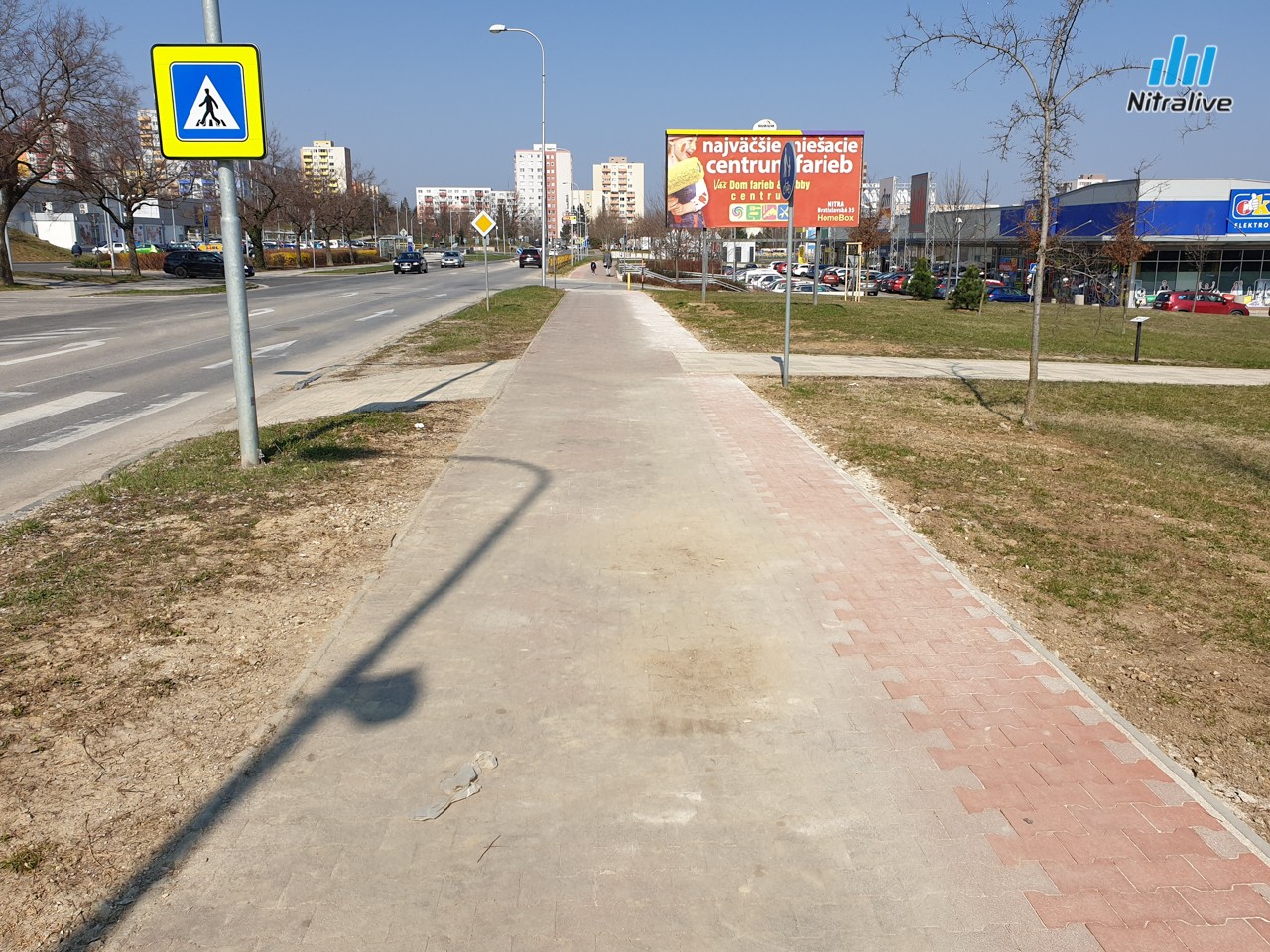Cyklotrasa Klokočina - Borina - autobusová stanica, foto