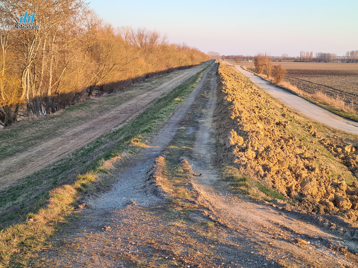 Ponitrianska cyklomagistrála - I. etapa - 2. časť (1. úsek: Čechynce - Horný Vinodol)