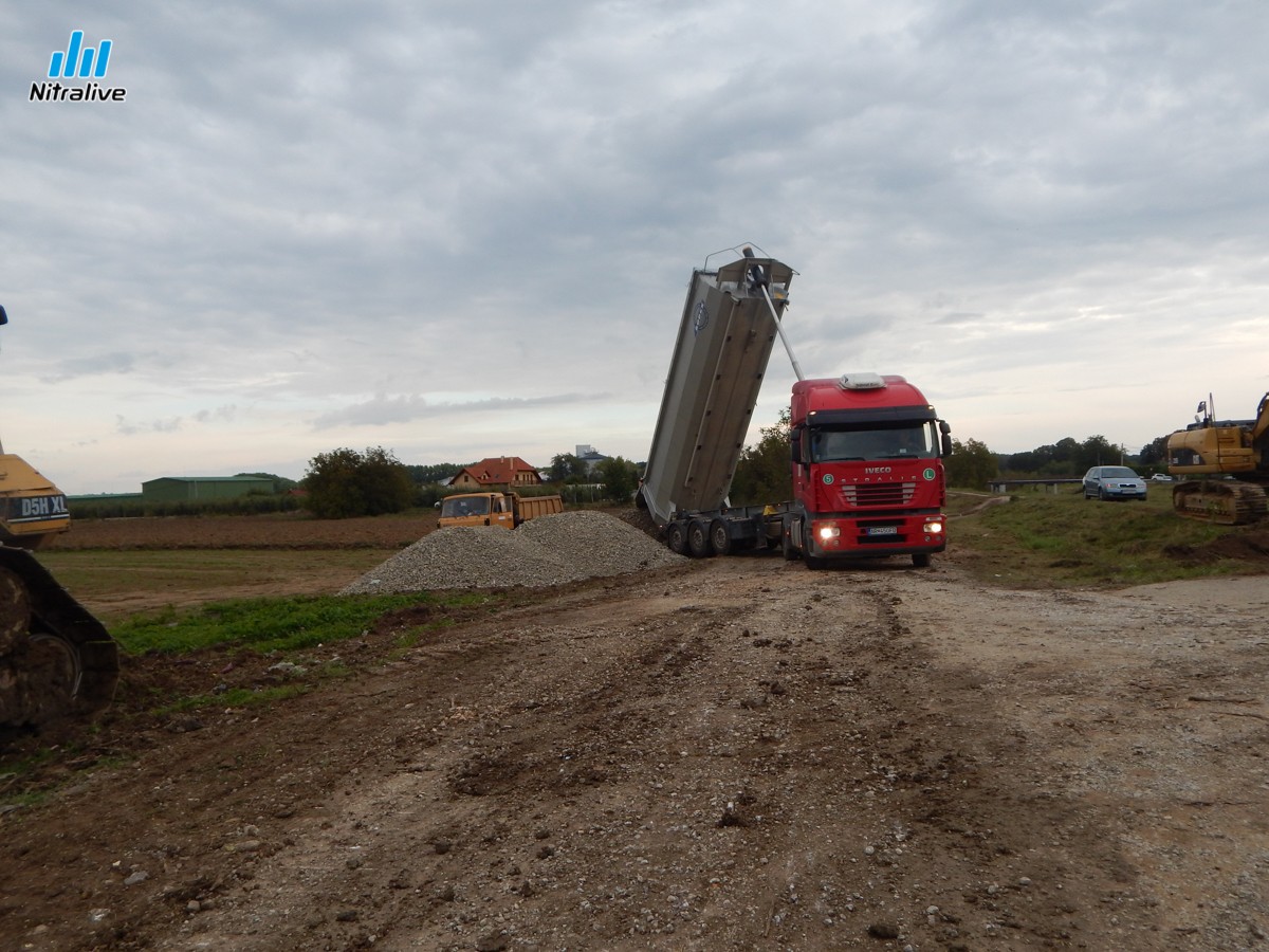 Malá vodná elektráreň Krškany - začiatok výstavby