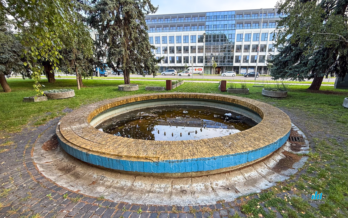 Fontána Okresný súd Nitra, rekonštrukcia