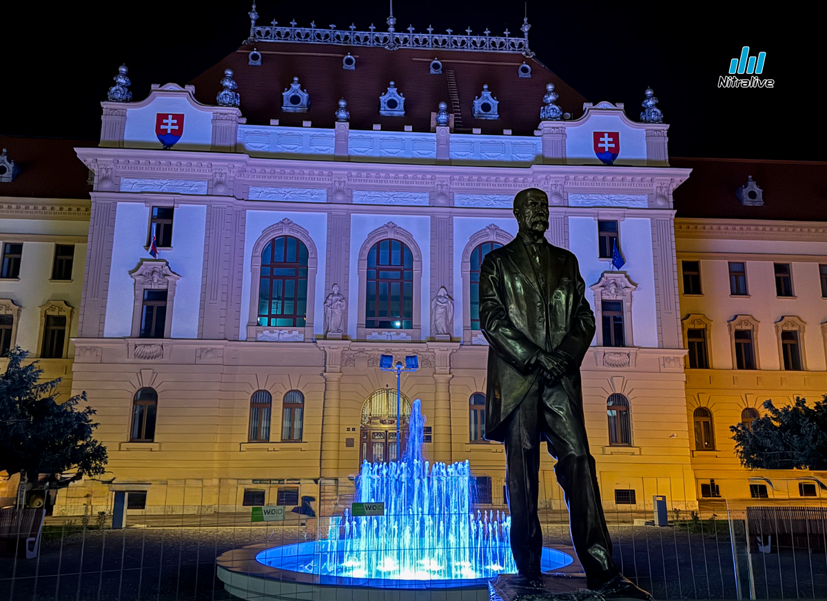 Fontána Okresný súd Nitra, rekonštrukcia