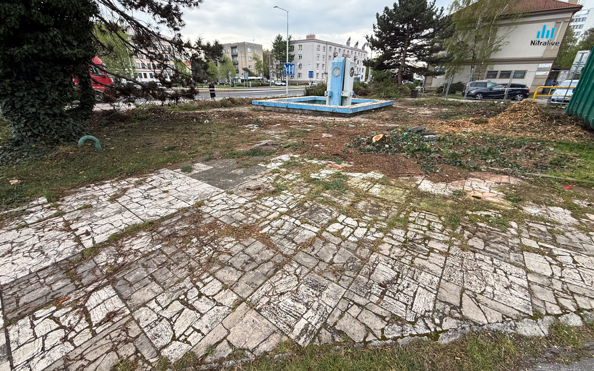 Revitalizácia fontány Okresný úrad Nitra