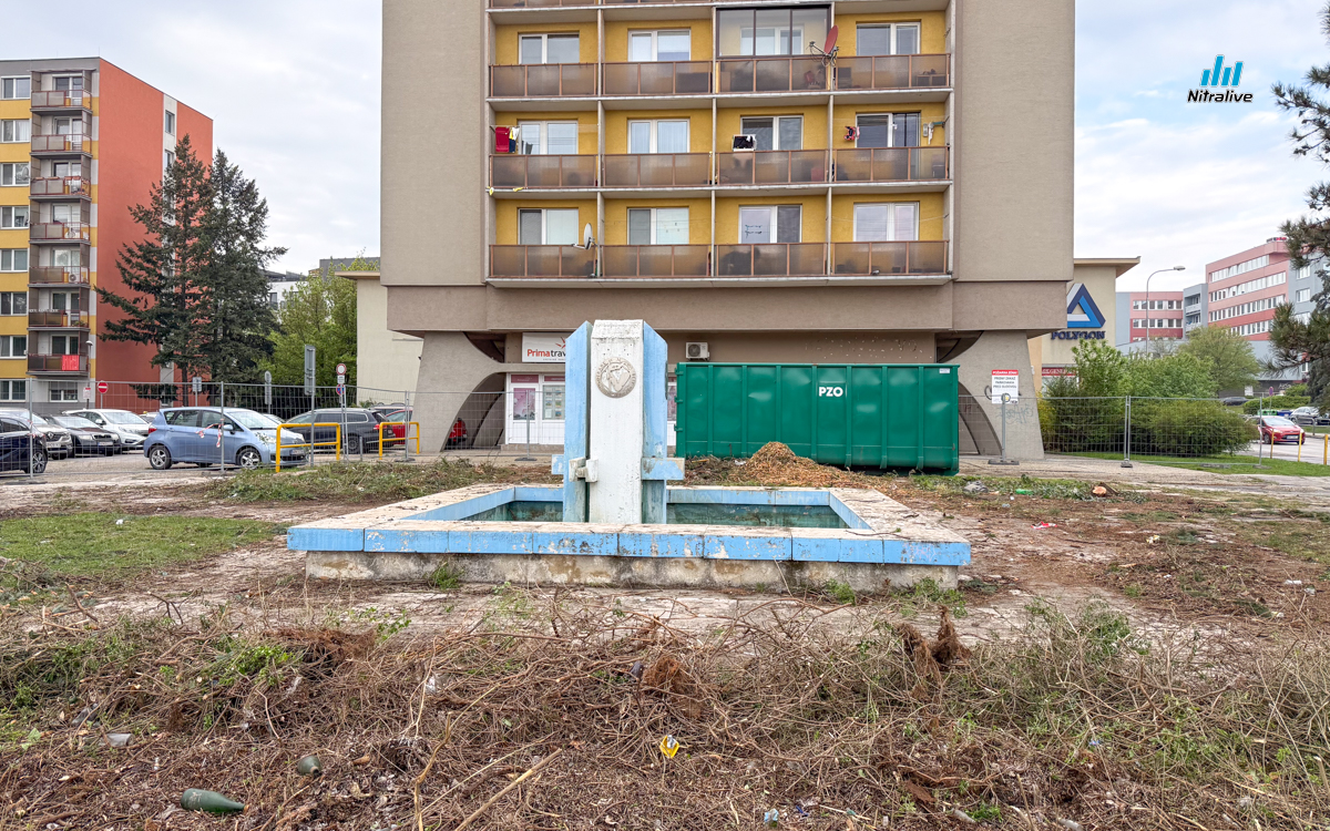 Revitalizácia fontány Okresný úrad Nitra