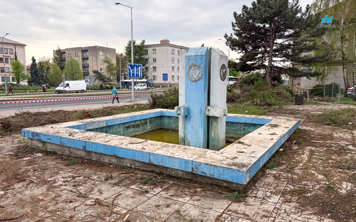 Revitalizácia fontány Okresný úrad Nitra
