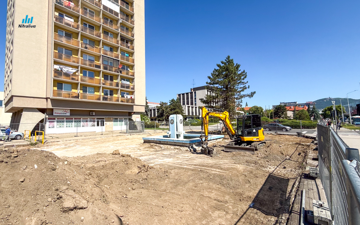 Revitalizácia fontány Okresný úrad Nitra
