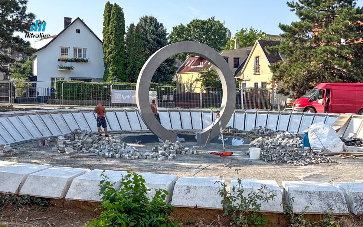 Fontána PKO Nitra, pôvodný stav