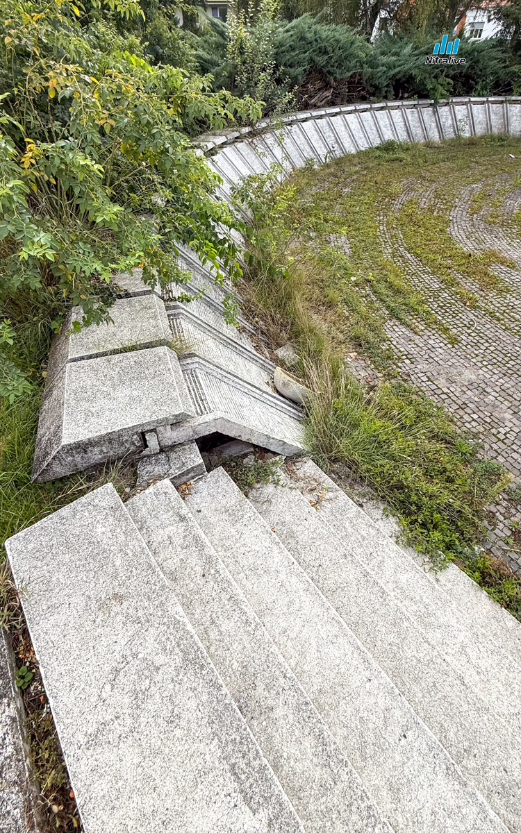 Fontána PKO Nitra, pôvodný stav