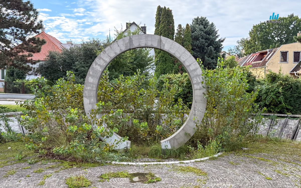 Fontána PKO Nitra, pôvodný stav