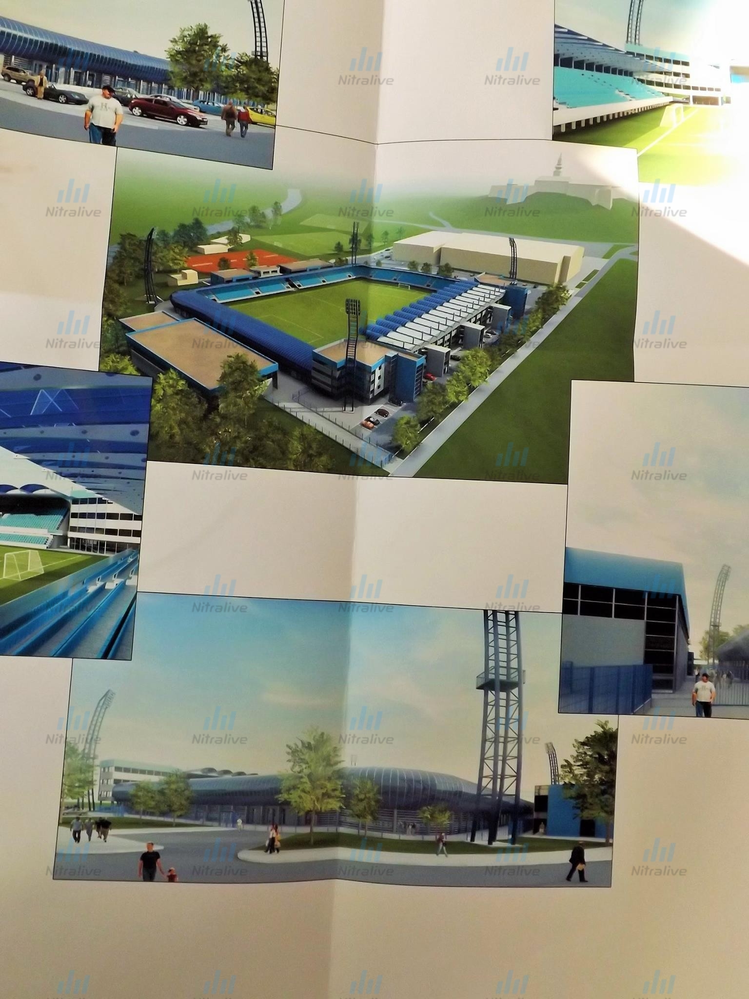 Futbalový štadión Nitra - vizualizácie