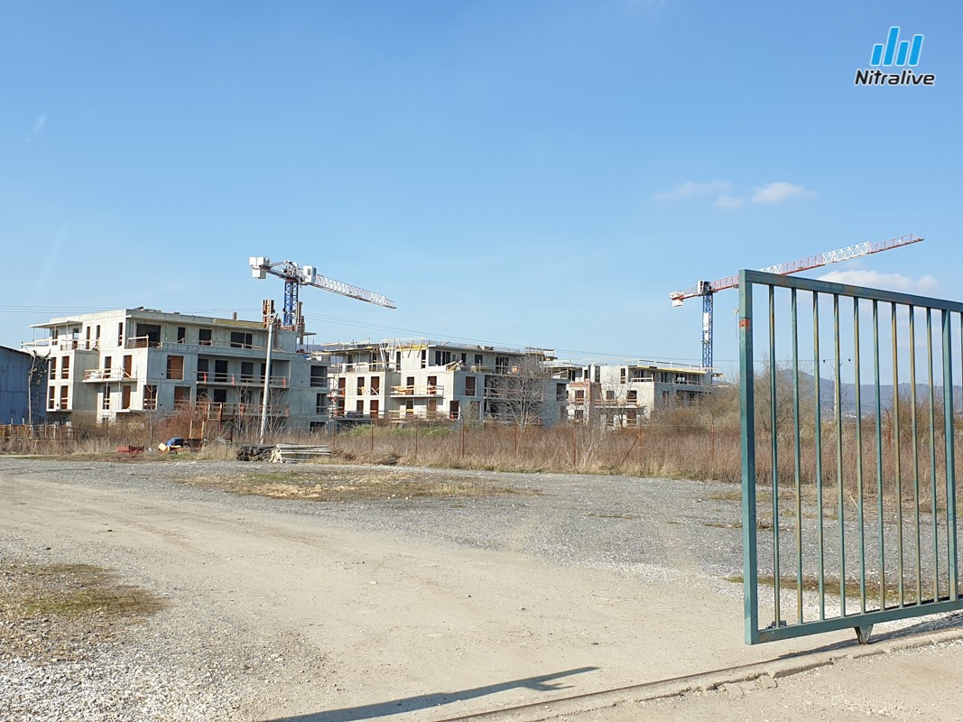 Bytové domy Green Avenue, Chrenová, výstavba marec 2020