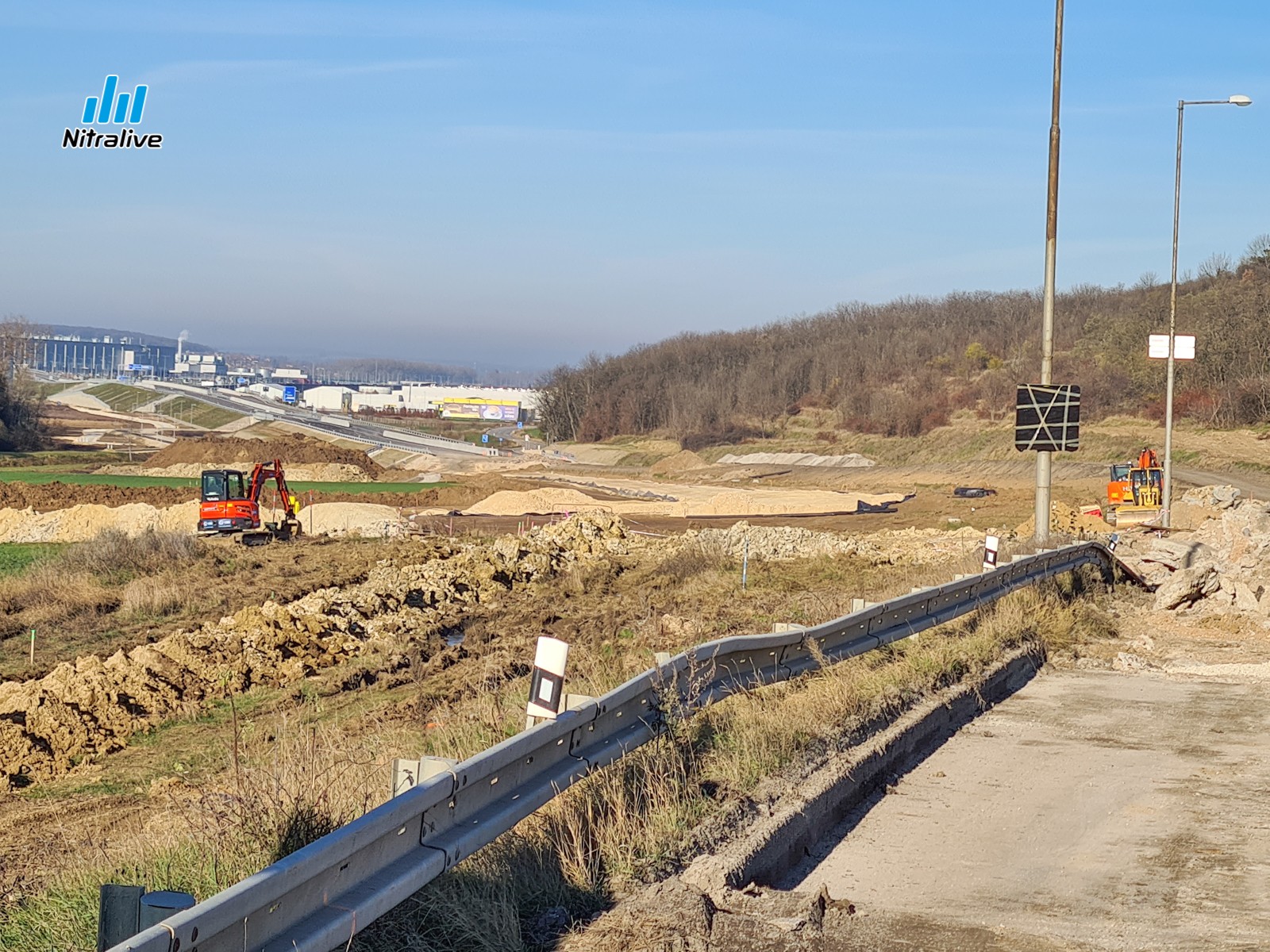 Križovatka Šindolka Nitra, výstavba