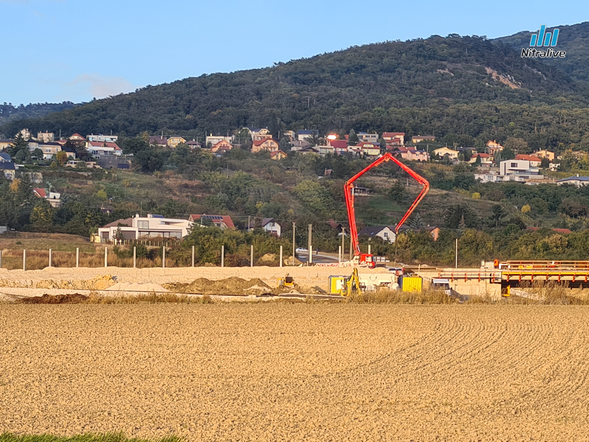 Výstavba v Nitre, október/november 2021