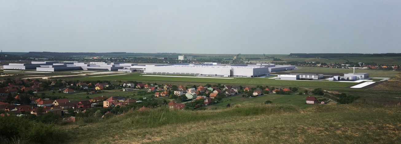 Jaguar Land Rover Nitra - rozšírenie, vizualizácia
