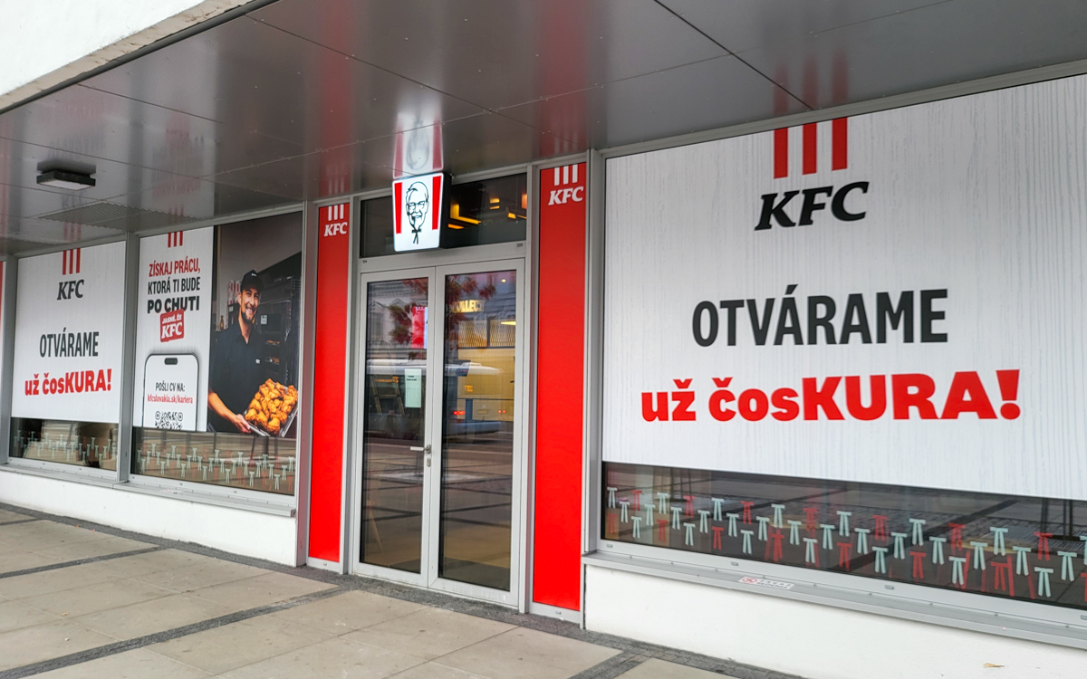 KFC otvára v Nitre 4. decembra
