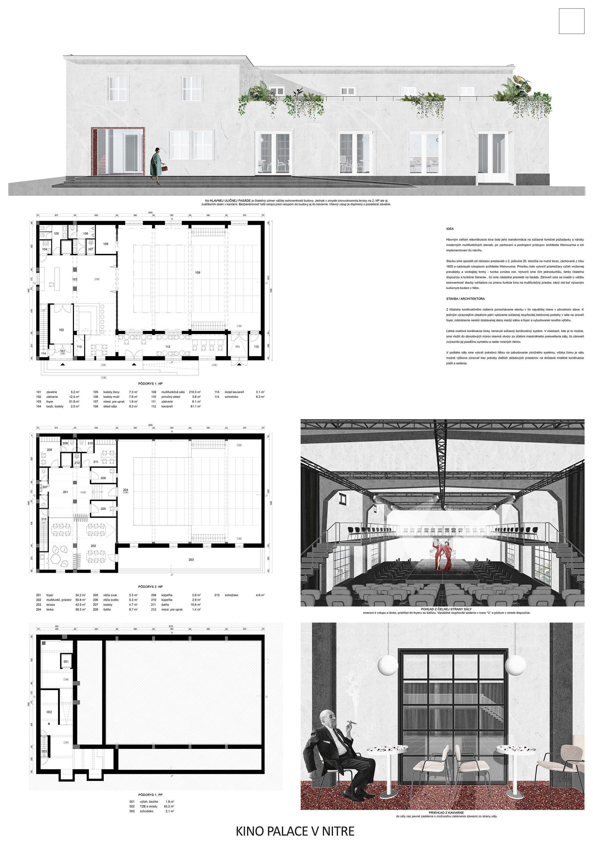 Kino Palace - výsledky architektonickej súťaže