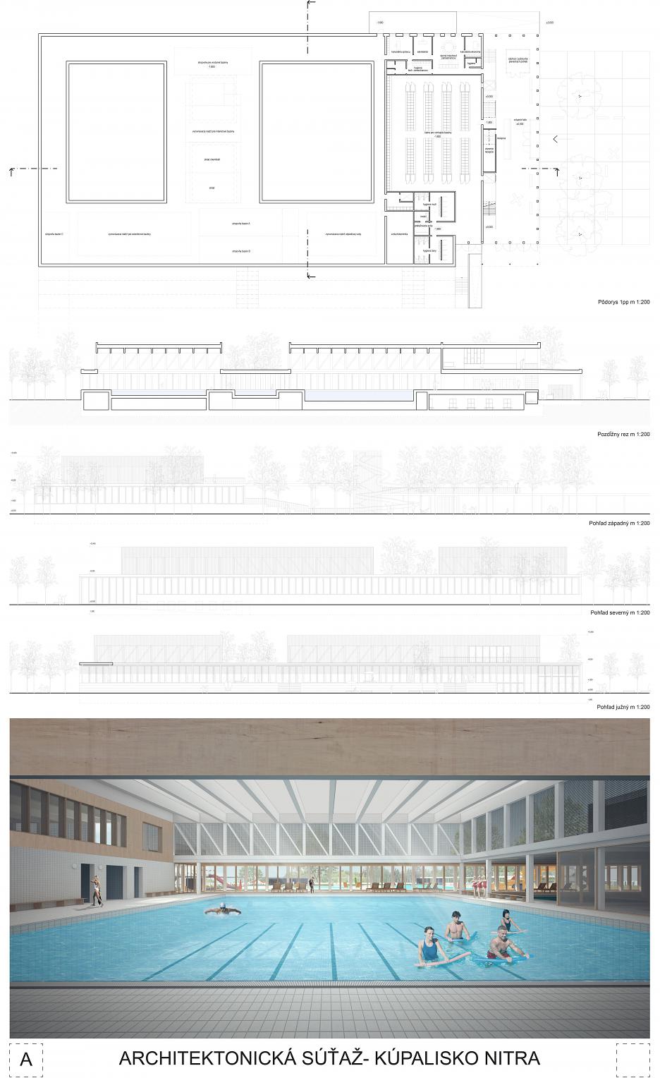 Architektonická súťaž na dostavbu areálu kúpaliska na Sihoti - víťazné návrhy