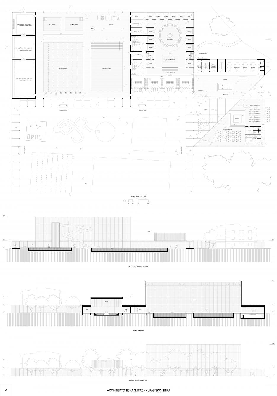 Architektonická súťaž na dostavbu areálu kúpaliska na Sihoti - víťazné návrhy