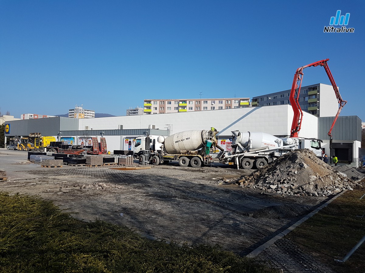 Lidl Fatranská Nitra - rekonštrukcia