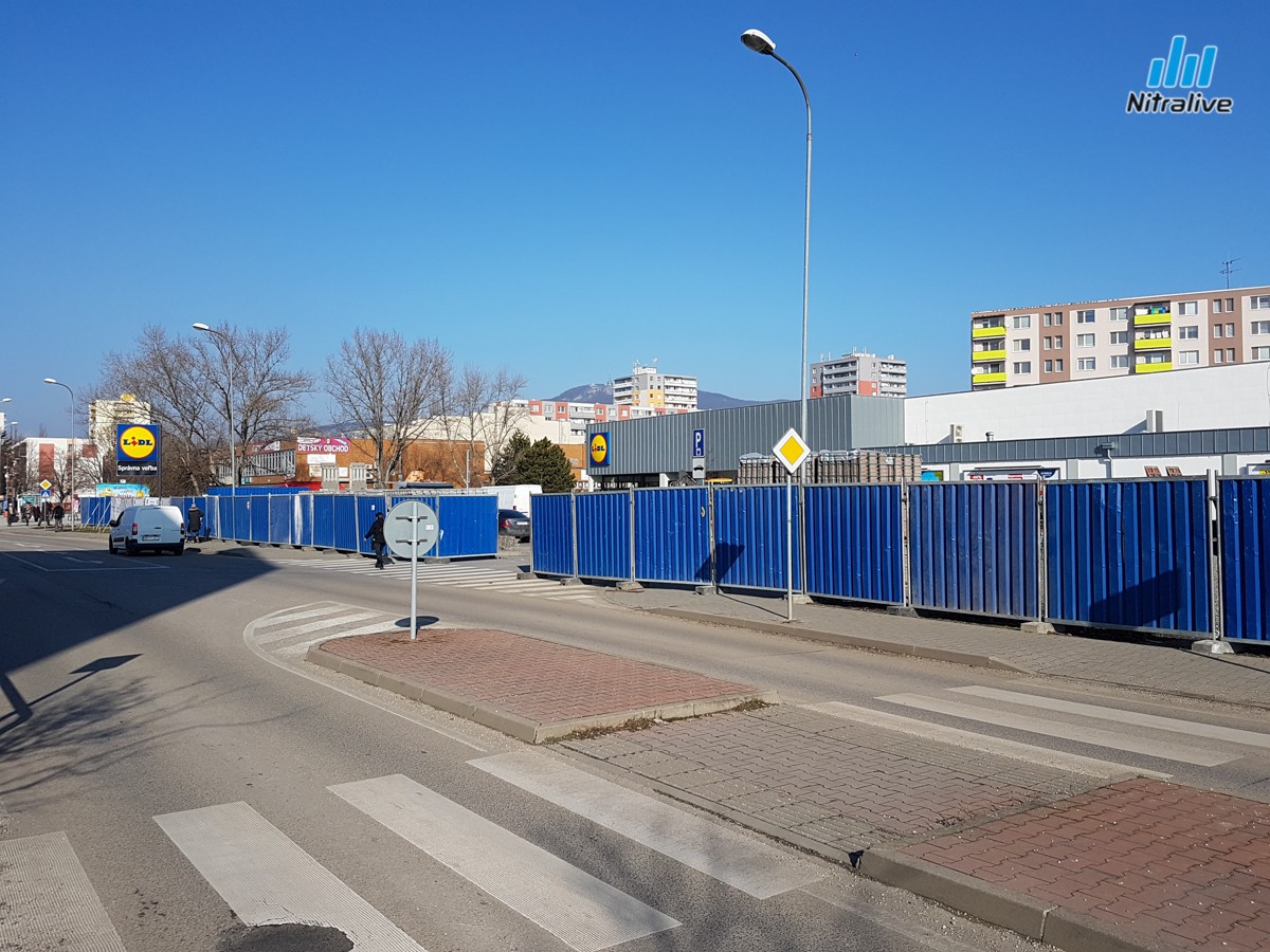 Lidl Fatranská Nitra - rekonštrukcia