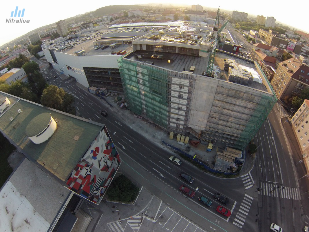 Cyklotrasa AS Nitra - ČSA - mapa