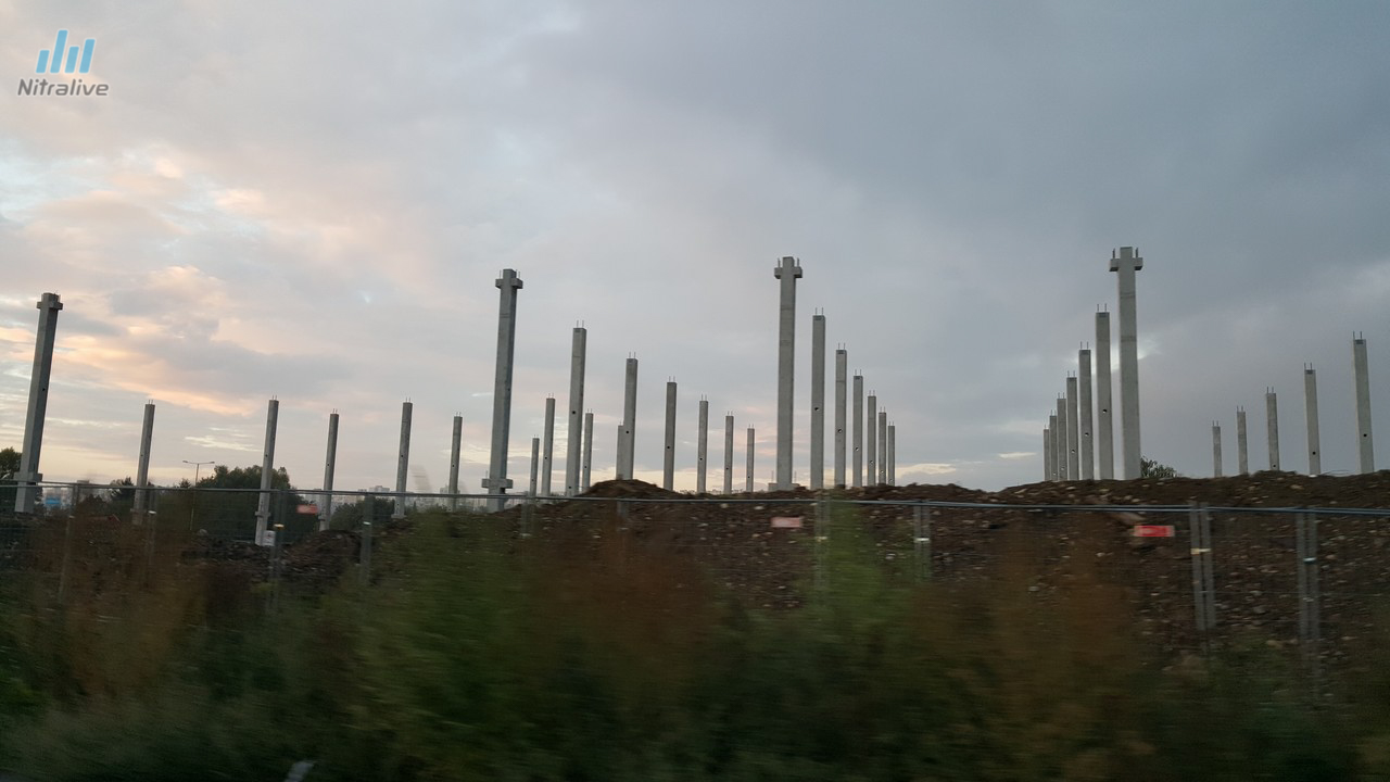 Kärcher Nitra výstavba február 2015