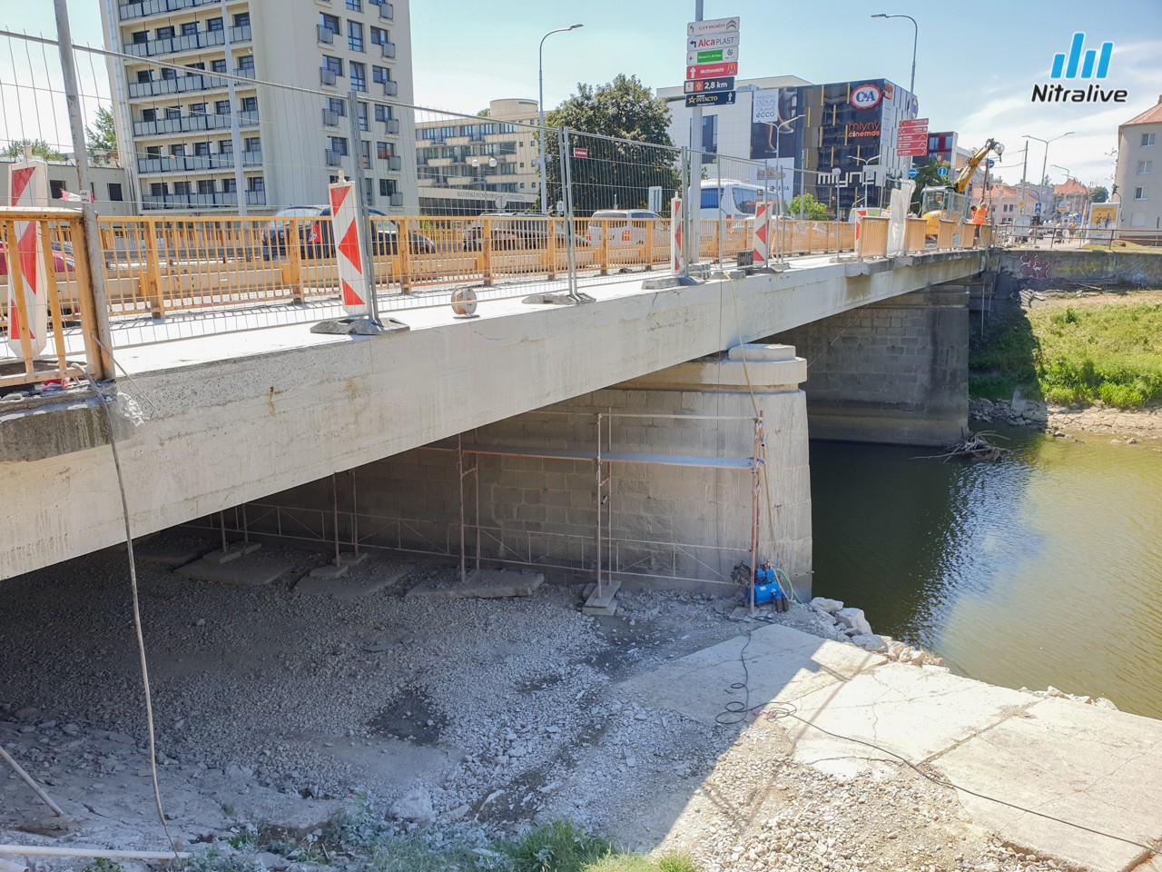 Rekonštrukcia Univerzitného mosta aktuálne + informácie o uzávierke (4. júl 2019)