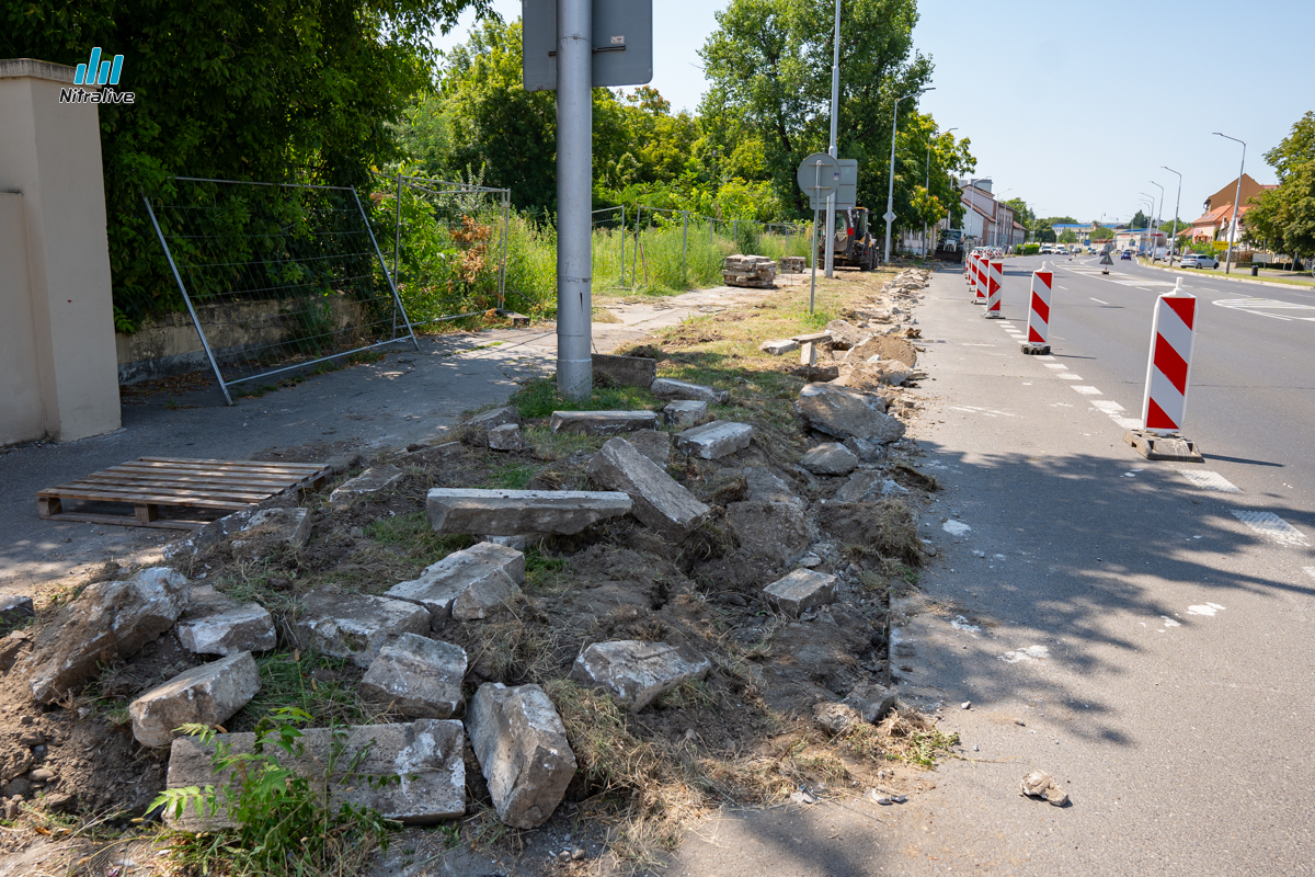 Začali práce na výstavbe križovatky Štefánikova - Nová Nitra