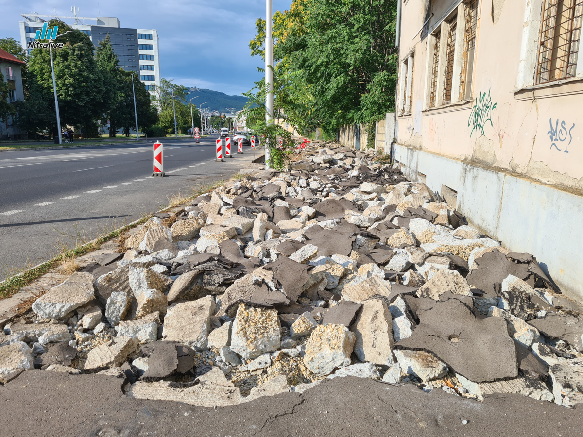 Začali práce na výstavbe križovatky Štefánikova - Nová Nitra