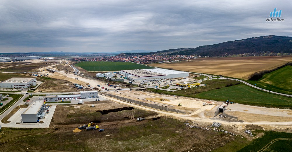 Obchvat Dražoviec, preložka I/64, apríl 2018