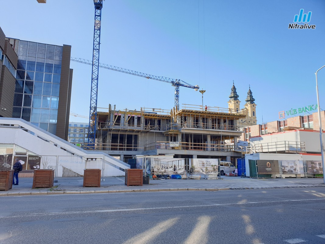 Orbis Nitra, Staré mesto, výstavba marec 2020